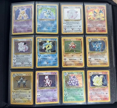 Pokemon 100% Complete Base Set Unlimited 102/102 NM To LP - Image 1 of 4