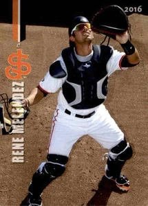 2016 San Jose Giants Tribüne #18 Rene Melendez Puerto Rico PR Baseballkarte - Bild 1 von 2