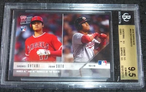 2018 Topps Now Shohei Ohtani Juan Soto 824 RC mes BGS 9,5 (mejor que PSA 10) - Imagen 1 de 1