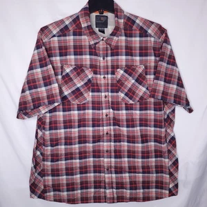 5.11 Tactical Hemd Herren XL kariert rot, navy Slipstream Convert - Bild 1 von 11