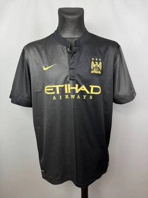 MANCHESTER CITY 2013 2014 AWAY SHIRT FOOTBALL SOCCER JERSEY NIKE SIZE 2XL - Image 1 of 4