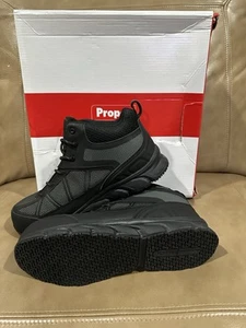 Propet Seeley Hi Composite Toe Work Mens Black Work Safety Shoes MAU022M Size 10 - Picture 1 of 9