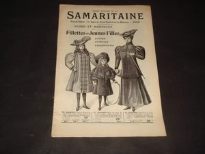 CATALOGUE SAMARITAINE MODE JUPE JUPON PEIGNOIR FILLETTES ET JEUNES FILLES 1905 - Bild 1 von 1