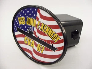 USS JOHN F KENNEDY CVA 67 Hitch Cover Military USN U S Navy - Picture 1 of 4