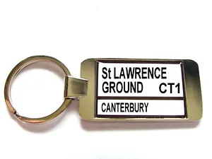 KENT COUNTY STADIUM ROAD BADGE STREET SIGN KEY FOB KEYRING KEYFOB CHAIN GIFT - Picture 1 of 1