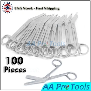 LOT OF 100 Lister Bandage Scissors 4.5" Surgical & First Aid Good Quality - Picture 1 of 3
