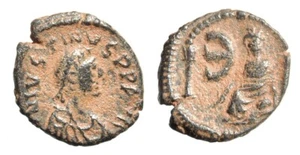 Bizantino Giustino I AE Pentanummium Antiochia come nuovo - Foto 1 di 1