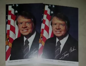 President Jimmy Carter Two (2) Post Cards - Picture 1 of 3