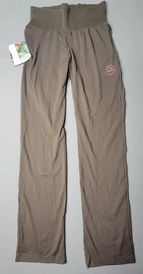 Nuevo con etiquetas Pantalones La Sportiva Mujer Marrón Talla S Escalada Mirage Pantalones Calce Recto 0139 Foto 1 de 4