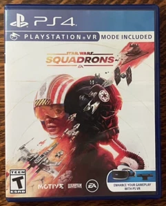 PLAYSTATION 4 VIDEO GAME~ 2020~ STAR WARS SUADRONS - Picture 1 of 6