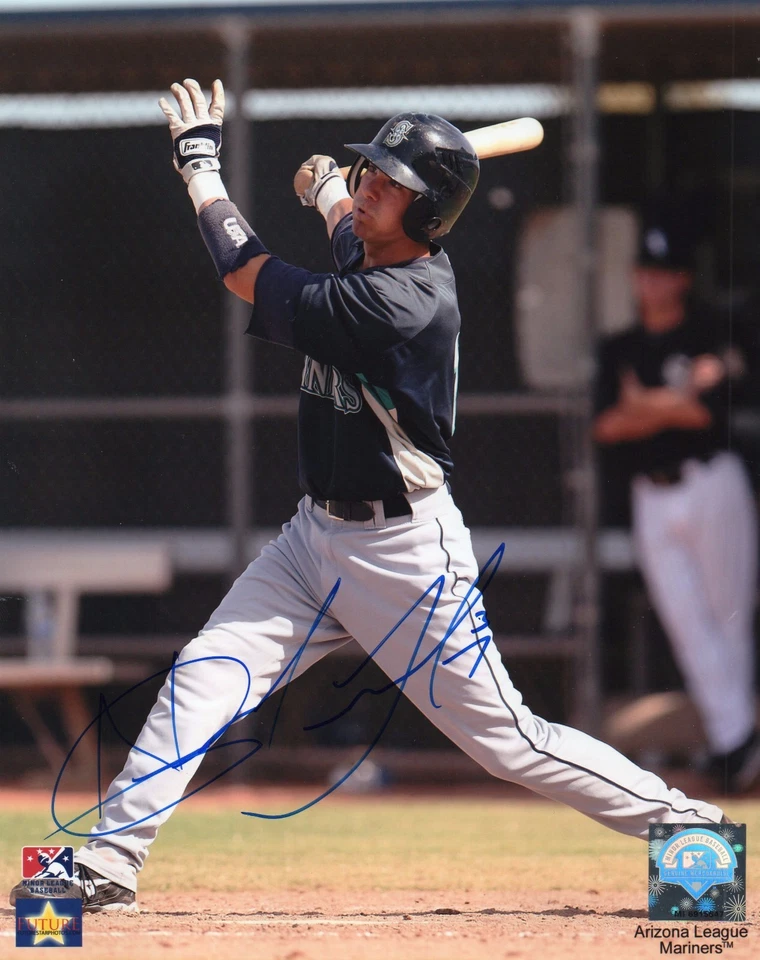 Nick Franklin Signed Autograph 8x10 Photo Mariners Brewers Rays - Image 1 of 1