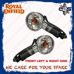 Royal Enfield front trafficator assembly left & right side for Bullet 350 - Picture 1 of 5