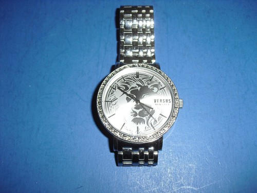 Orologio Versus Versace Donna Manhasset 50M Bracciale Argento! Cristalli Swarovski