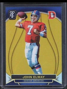 2024 Panini Totalmente Certificado John Elway #177 Espejo Dorado 01/10 Broncos - Imagen 1 de 2