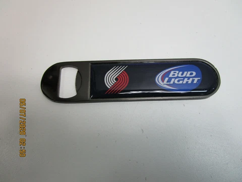 Portland Trail Blazers NBA Party Starter BUD LIGHT  METAL BOTTLE OPENER Cover