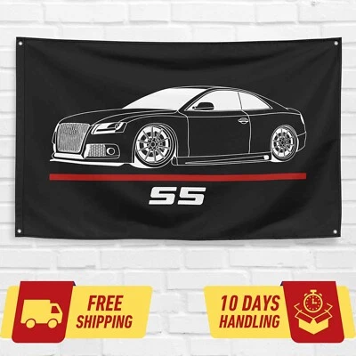 Bandera de regalo de cumpleaños para Audi S5 Car Enthusiast 3x5 ft Foto 1 de 2