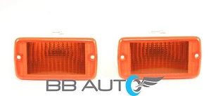 NEW FRONT CORNER TURN SIGNAL PARKING LIGHT LAMP LENS SET FOR 97-06 JEEP WRANGLER - Picture 1 of 3