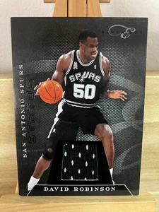 DAVID ROBINSON NBA 2010-11 ELITE BLACK BOX MATERIAL #/99 (SAN ANTONIO SPURS) HOF - Bild 1 von 2