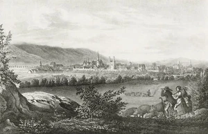 SAALFELD - Gesamtansicht - Münnich - Litho., um 1848 - Picture 1 of 2