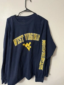 Men’s University Of West Virginia Fanatics Long Sleeve T Shirt Size 3XL - Picture 1 of 6