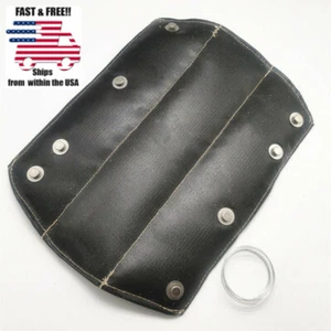 Manta turbo cromada Legacy Baja Sti Wrx Forester negra para Subaru - Imagen 1 de 10