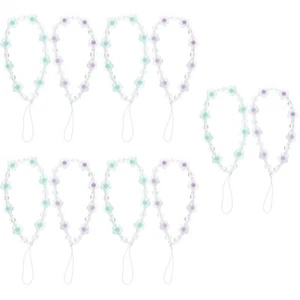 5 Pack Mobilfunkkettenschmuck Perlenbesetztes Handy-Schlüsselband - Zdjęcie 1 z 12