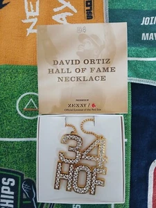 DAVID ORTIZ HALL OF FAME CHAIN BOSTON RED SOX MLB - Picture 1 of 4
