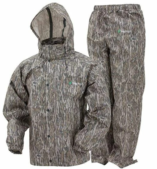 Camo Rain Gear Waterproof Jacket Pants Water Resistant Hunting Hiking Wear XL - Image 1 of 1