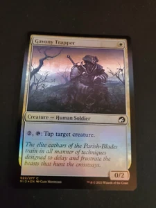 x1 Gavony Trapper MID MTG 22/277 FOIL M/NM Midnight Hunt - Picture 1 of 2