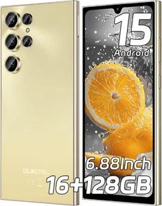 C61 Smartphone Android 15, 16GB+128GB/1TB Smartphone 2025, 6.88" HD+ 90Hz Telefo - Foto 1 di 12
