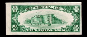 ((Misalignment Error)) $10 1934-D Federal Reserve Note Boston (H112) - Picture 1 of 2
