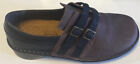 New In Box Naot Womens 37 Celesta   Brown Haze And Black Leather   Msrp 185