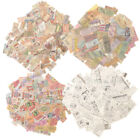 400Pcs Diy Decorative Craft Papers For Wall Decors & Messages