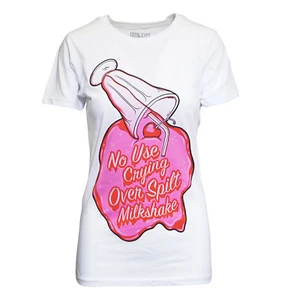 IRON FIST SPILT MILKSHAKE LADIES T SHIRT - Picture 1 of 1