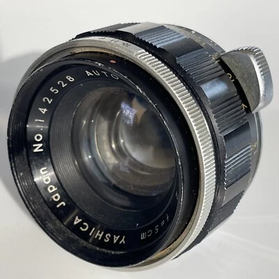 [AS IS] Yashica Auto Yashinon 5cm 50mm f/2 M42 Standard Lens From JAPAN 6140 - Image 1 of 4