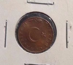 CIRCULATED 1971 5 KURUS TURKEY COIN (60516)!! - Picture 1 of 3