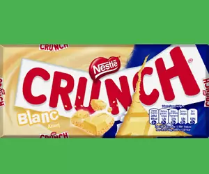 Chocolate blanco crujiente, sin gluten, sin conservantes, 2 x 100 g (3,53 oz) - Imagen 1 de 2