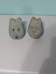 5" cat head figurines - Picture 1 of 9