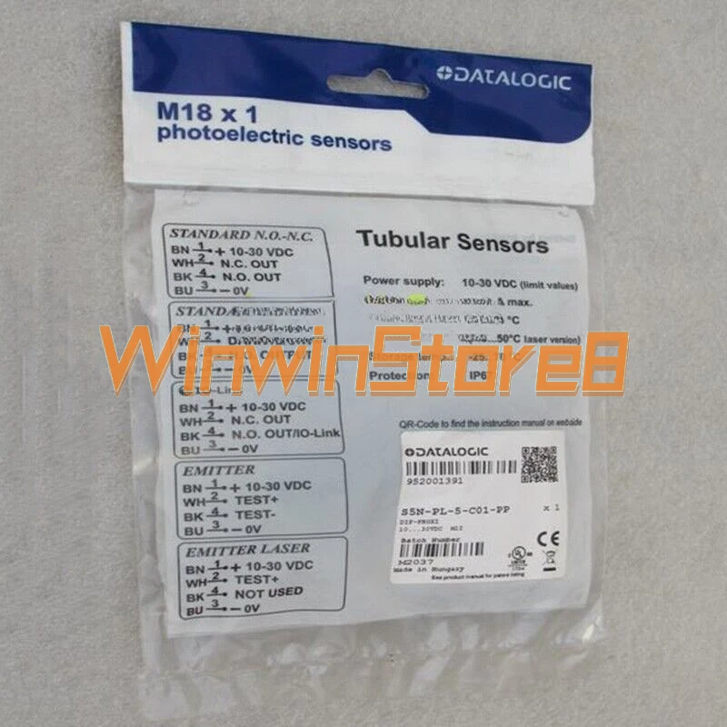 1PCS NEW FOR S5N-PL-5-C01-PP Photoelectric Sensor - Image 1 of 1