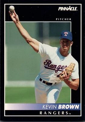 1992 Pinnacle # 405 Kevin Brown Texas Rangers - Image 1 of 2