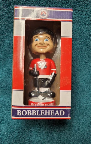 Rockford Icehogs Limited Edition Bobblehead NWT In Box Cover