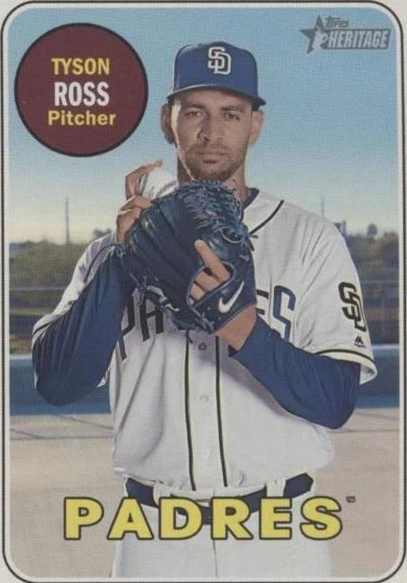 2018 Topps Heritage High Number - Tyson Ross #645