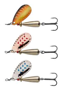 Abu Garcia Droppen LF Trout Spinner Lure 3 Pack**4g-12g** Game/ Coarse Fishing  - Picture 1 of 1