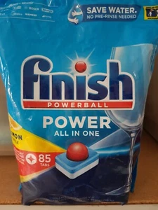 170 tabs - Finish Powerball All In One Lemon 85 Dishwasher Tablets x 2 packs - Picture 1 of 1