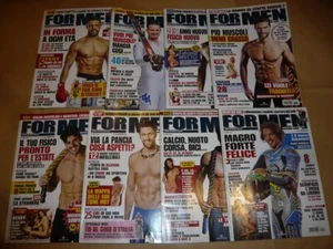 Lotto di 8 Riviste ForMen Magazine n 181-182-183-184-185-190-192-195 (2018-2019) - Foto 1 di 1