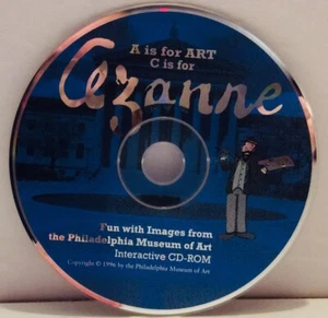 A is for Art C is for Cezanne Interactive CD 1996 Phil. Museum of Art DISC ONLY - Picture 1 of 2
