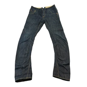 G-Star Damen Jeans W26 L32 Arc Tapered dunkelblau Raw 3301 Handarbeit 1/1 Y2K - Bild 1 von 17