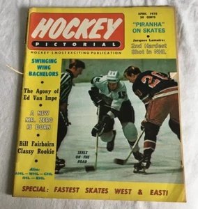 Hockey rivista pittorica aprile 1970 Piranha sui pattini pattini più veloci ovest est - Foto 1 di 7