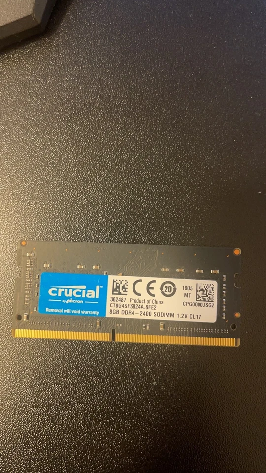 Crucial 8GB DDR4 2400  204 Pin SODIMM - Image 1 of 1