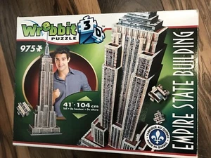 Wrebbit 3D puzzle empire state building (975 pieces) POSSIBLY MISSING PIECES - Picture 1 of 12
